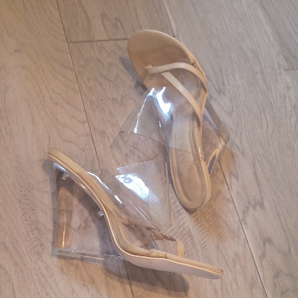 Clear Nude Acrylic Heels